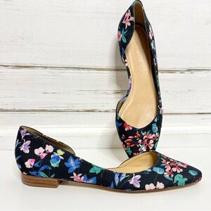 Talbots Floral Pointed Toe Flats